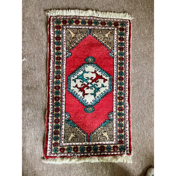 Vintage Persian Carpet Rug Shirvan Hand Knotted 26”x 38” - Picture 2 of 3